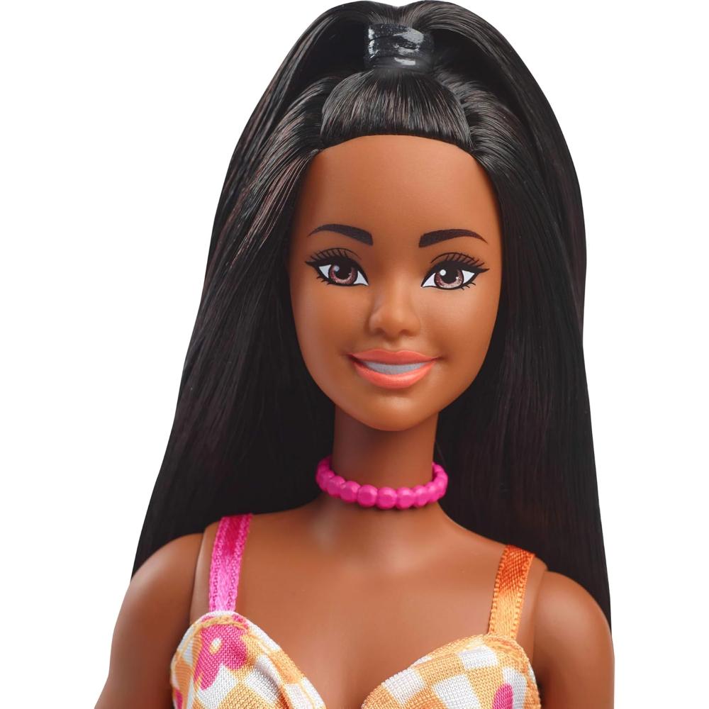Barbie Fashionistas Doll in Orange Floral Dress Barbie Fashionistas Doll in Orange Floral Dress