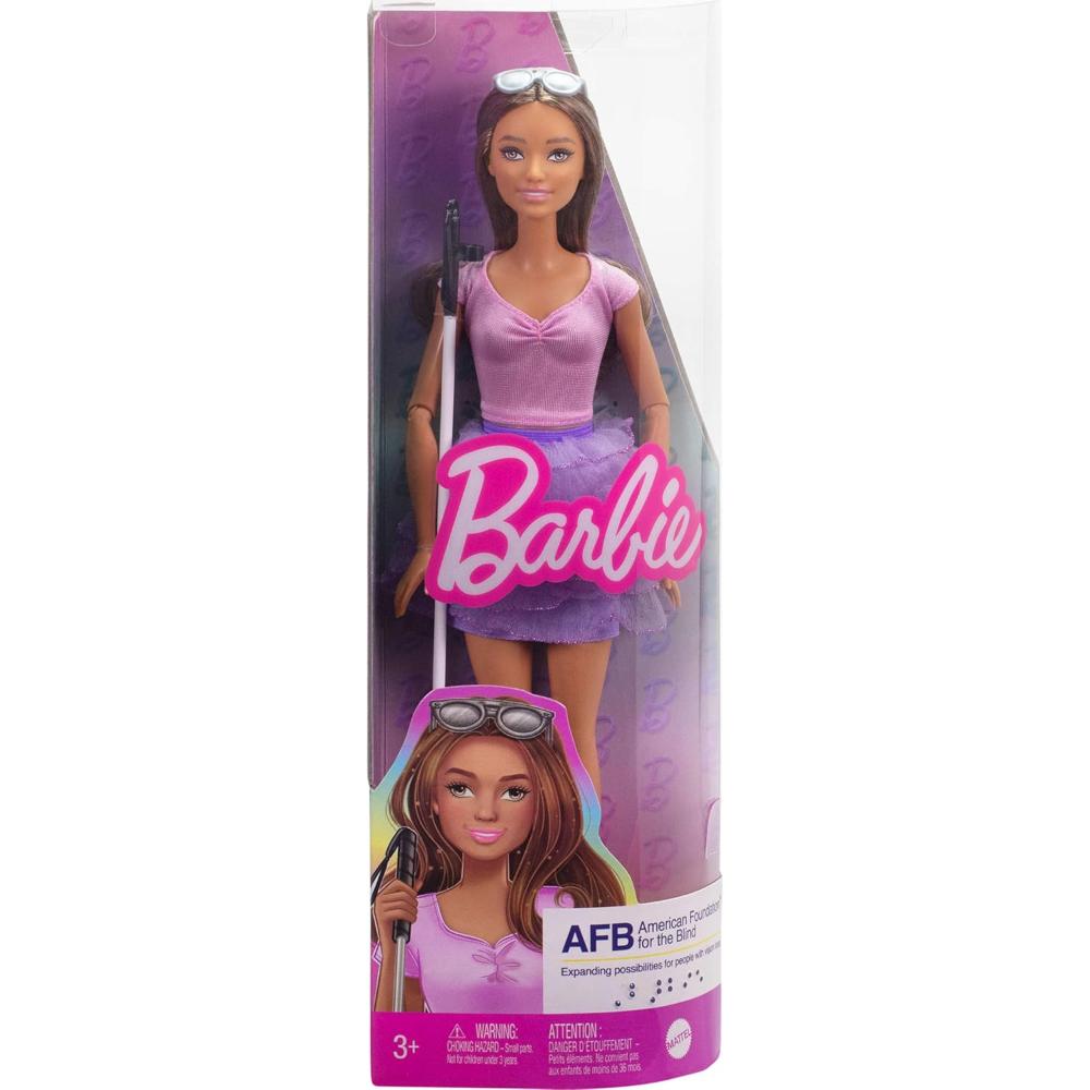 Barbie Fashionistas AFB Blind Barbie Doll Barbie Fashionistas AFB Blind Barbie Doll