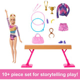 Barbie Gymnastics Playset With Blonde Fashion Doll