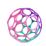 Bright Starts Oball Easy Grasp Classic Ball Baby Toy in Pink/Purple