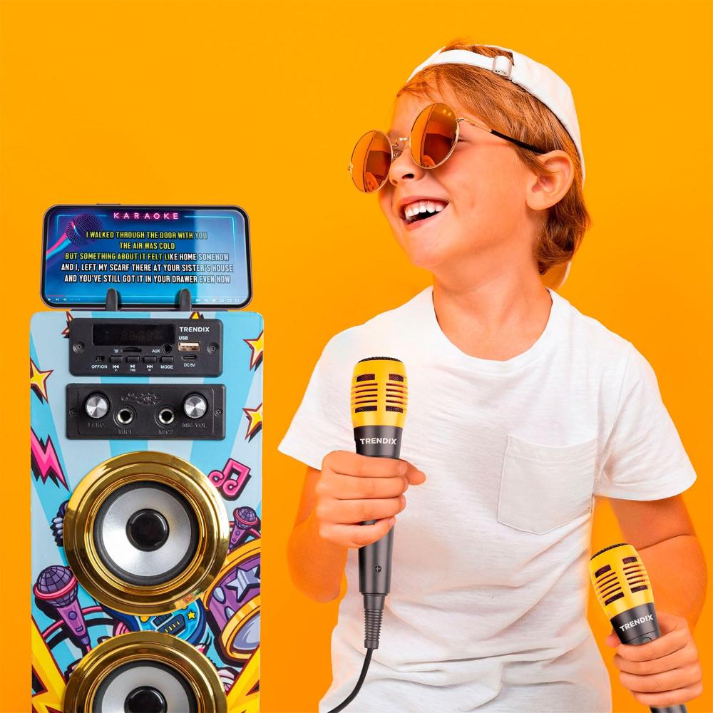 Trendix Karaoke Speaker Set Golden Star