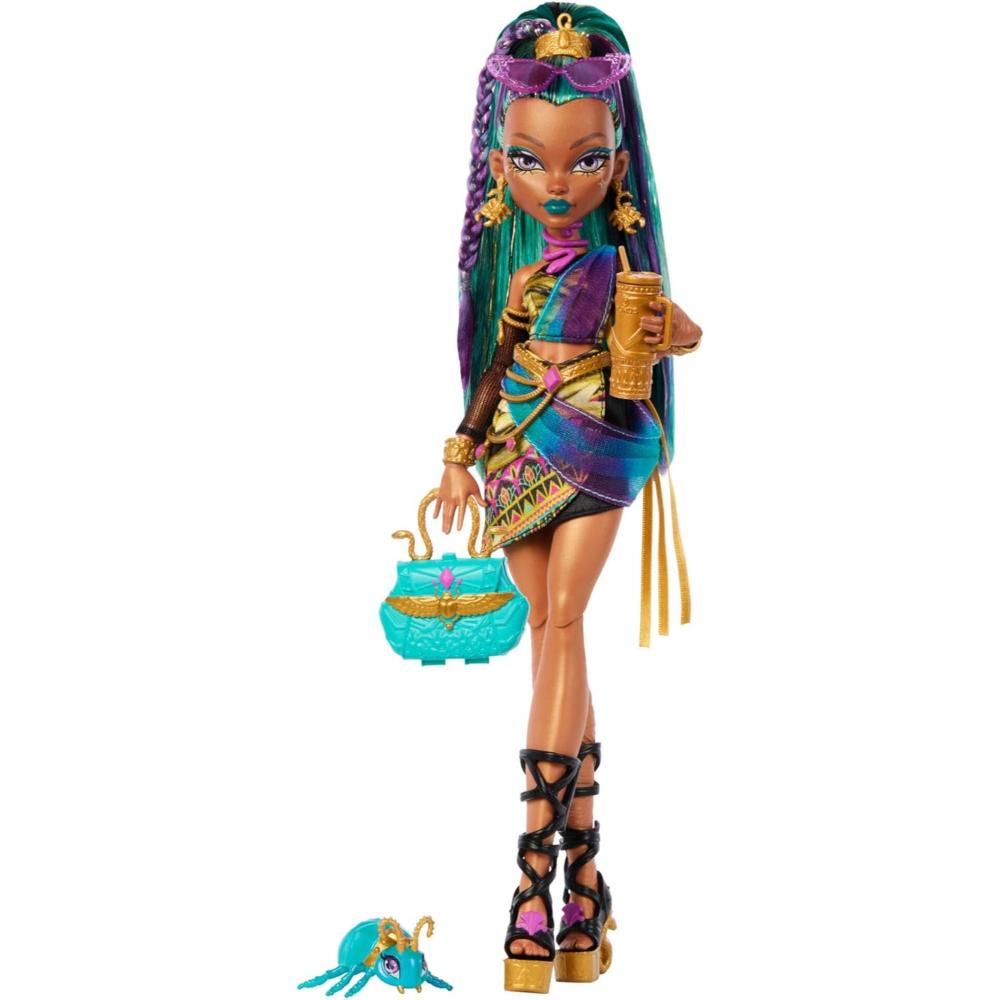 Monster High Nefera De Nile Doll With Pet Scarab Lavish