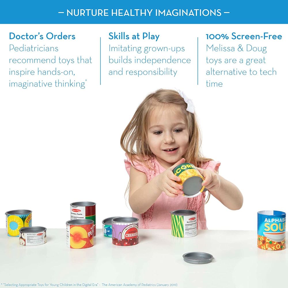 Melissa & Doug - Let's Play House! Grocery Cans