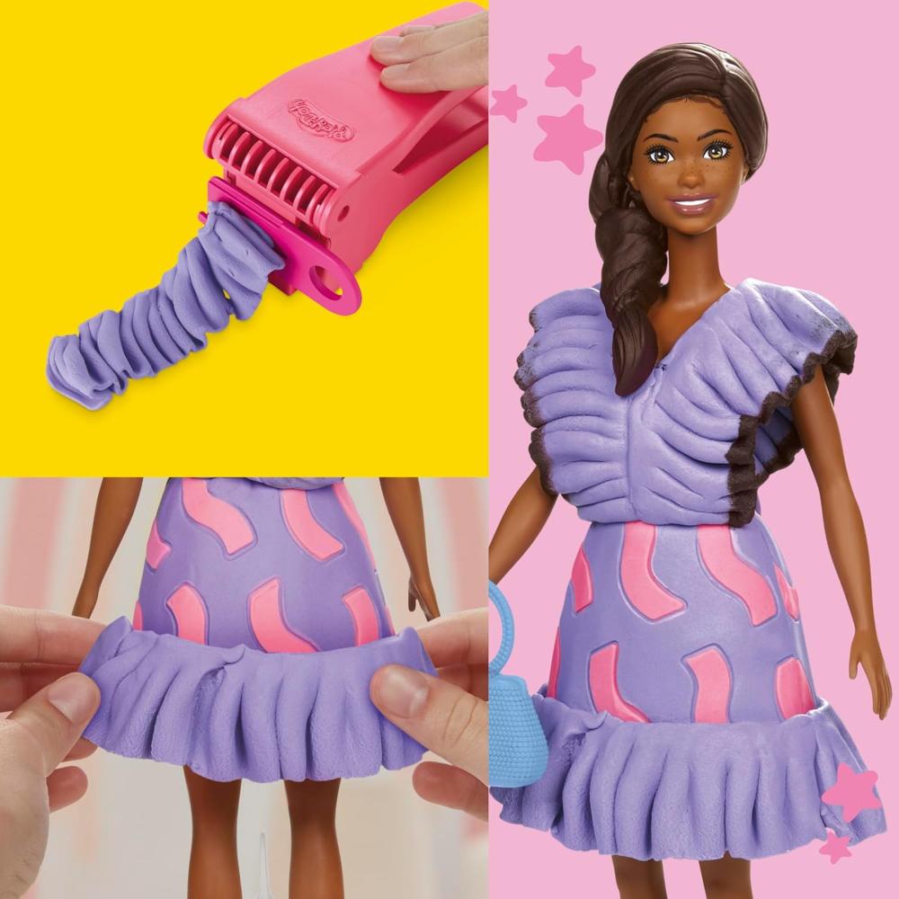 Play-Doh Barbie Fashionista Ruffles Doll Set