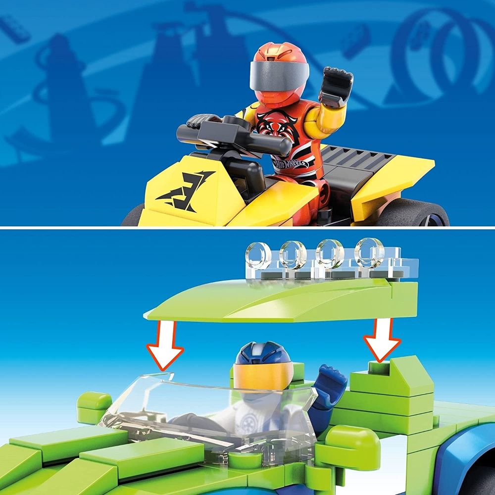 Hot Wheels Mega Construx Off-Duty and ATV Construction Set