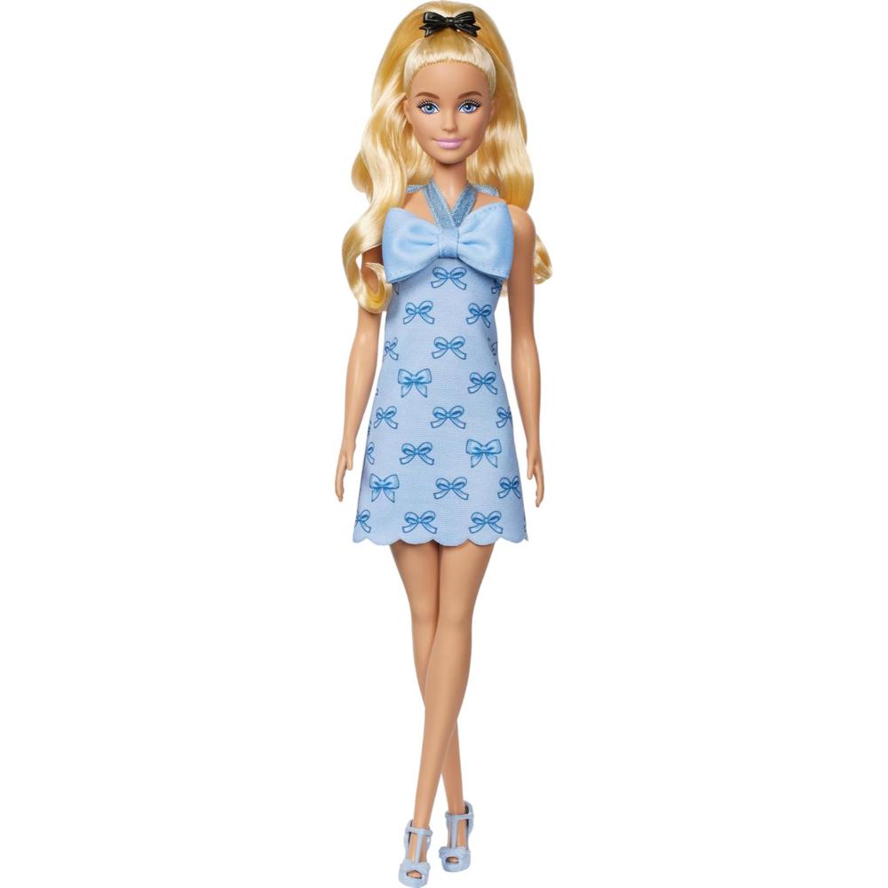 Barbie Fashionistas Doll in Blue Bow Halter Dress