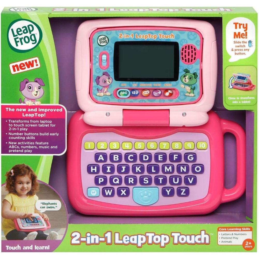 Leapfrog 2 In 1 Leaptop Touch Pink
