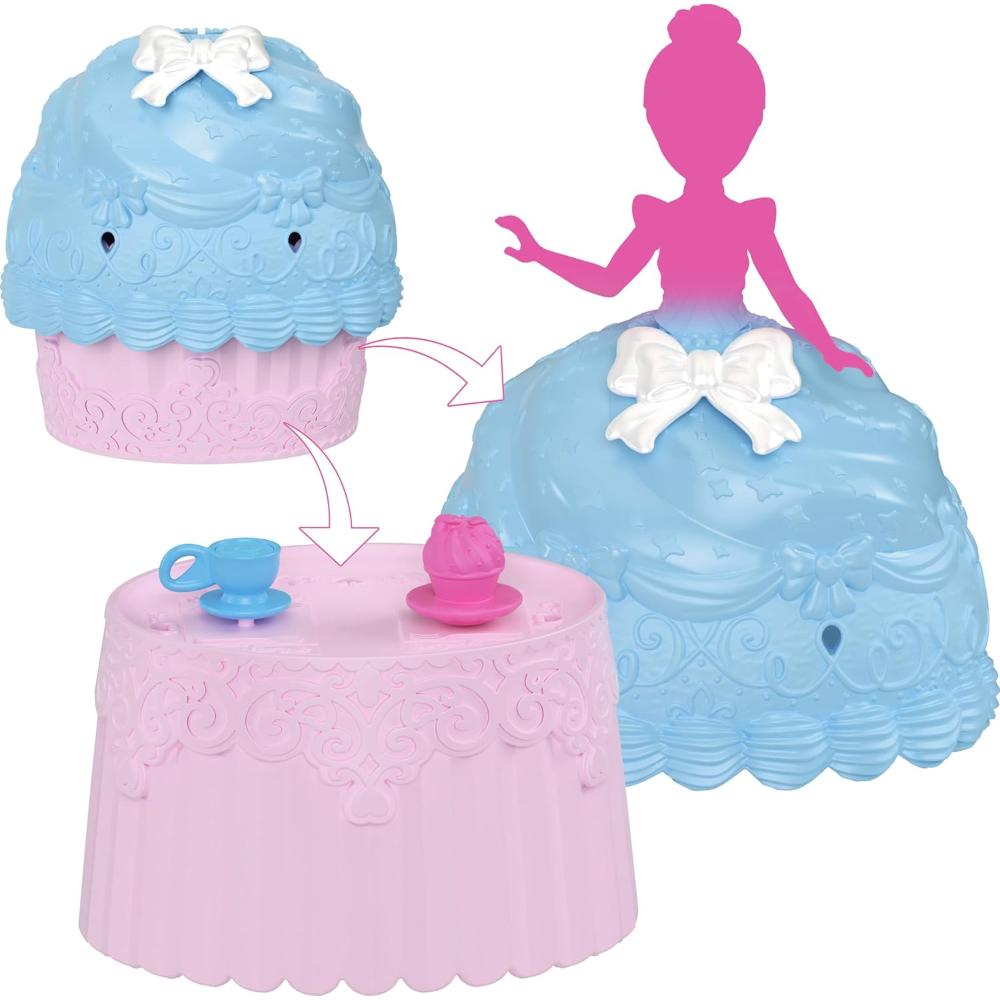 Disney Princess Cupcake Doll Reveal Toy with 5 Surprises Disney Princess Cupcake Doll Reveal Toy with 5 Surprises