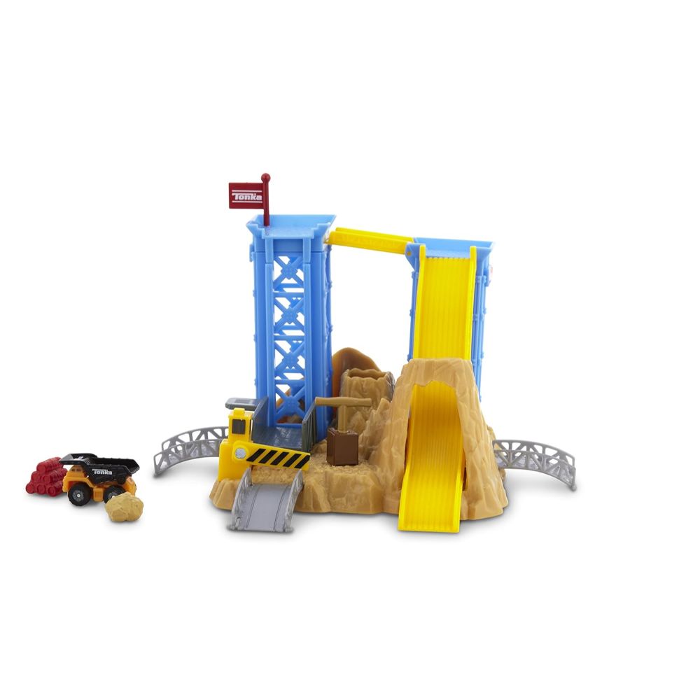 Tonka Tinys Blast n Dash Quarry Toy Vehicle Playset