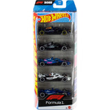 Hot Wheels Premium Race Basic Car 2025 F1 5-Pack