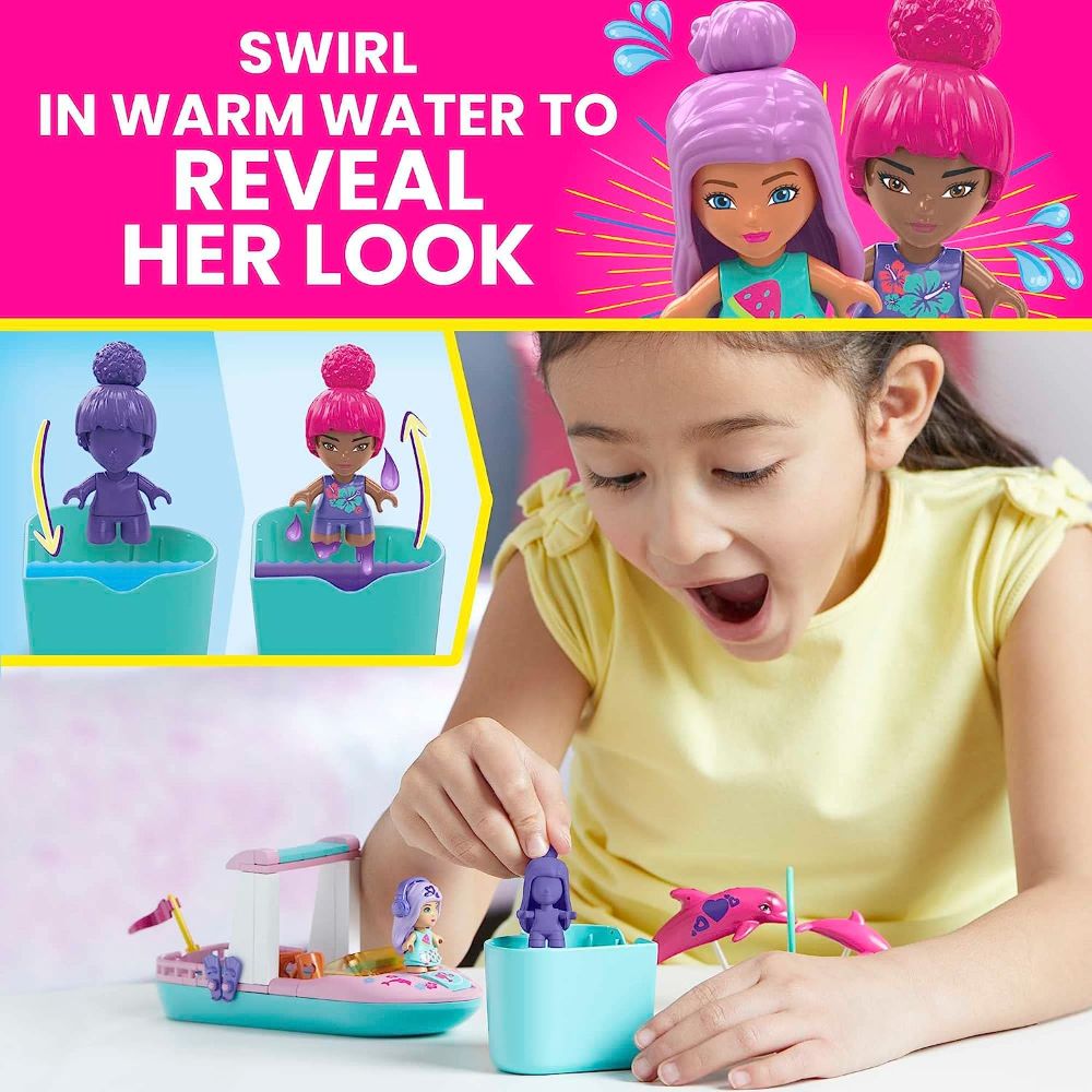 Barbie Mega Construx Color Reveal Dolphin Exploration