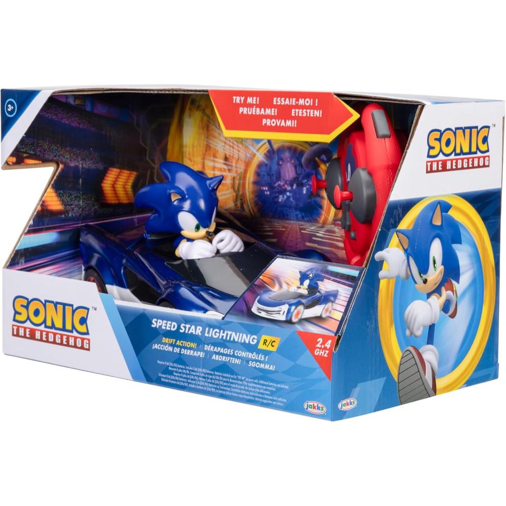 Sonic The Hedgehog Speed Star Lightning Drifting RC