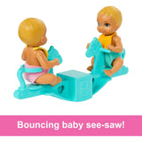 Barbie Skipper Babysitter Doll With Twin Nursery Playset & Accessories