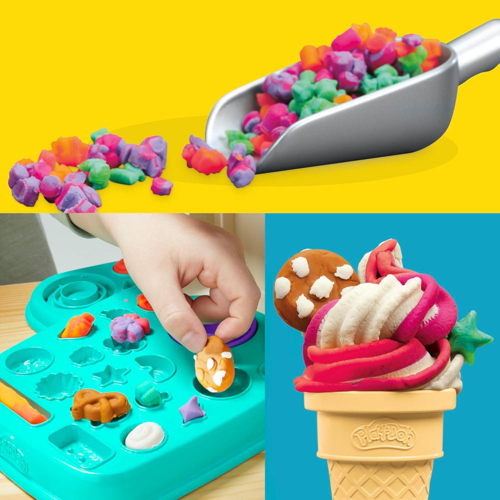 Play-Doh Rainbow Swirl Ice Cream Playset Play-Doh Rainbow Swirl Ice Cream Playset