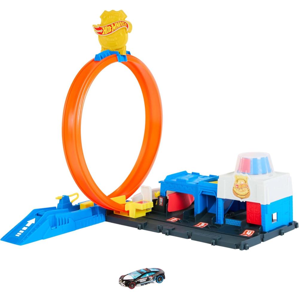 Hot Wheels City Super Police Station Playset