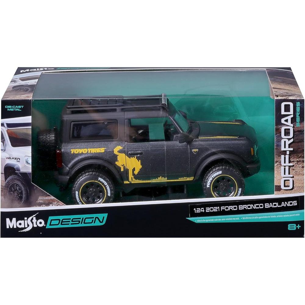 Maisto Design 1:24 Ford Bronco Badlands 2021 Off Road