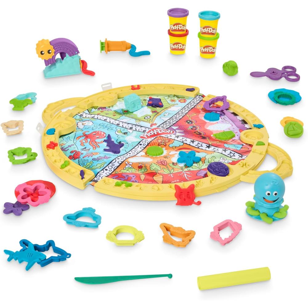 Play Doh Fold and Go Playmat