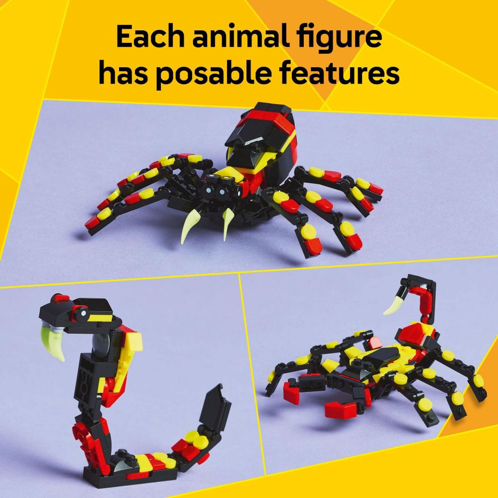 LEGO Creator 3in1 Wild Animals: Surprising Spider Toy Playset