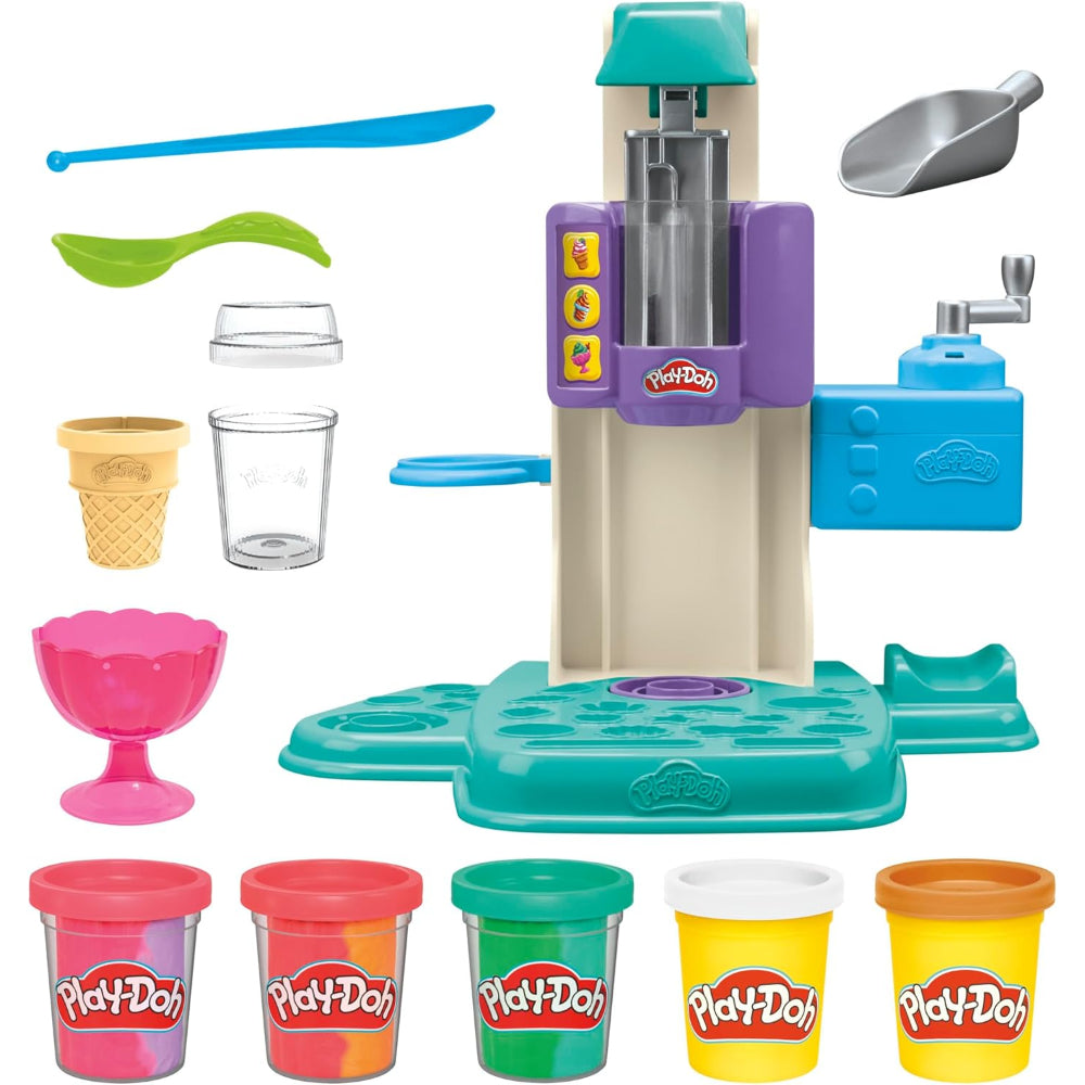 Play-Doh Rainbow Swirl Ice Cream Playset Play-Doh Rainbow Swirl Ice Cream Playset