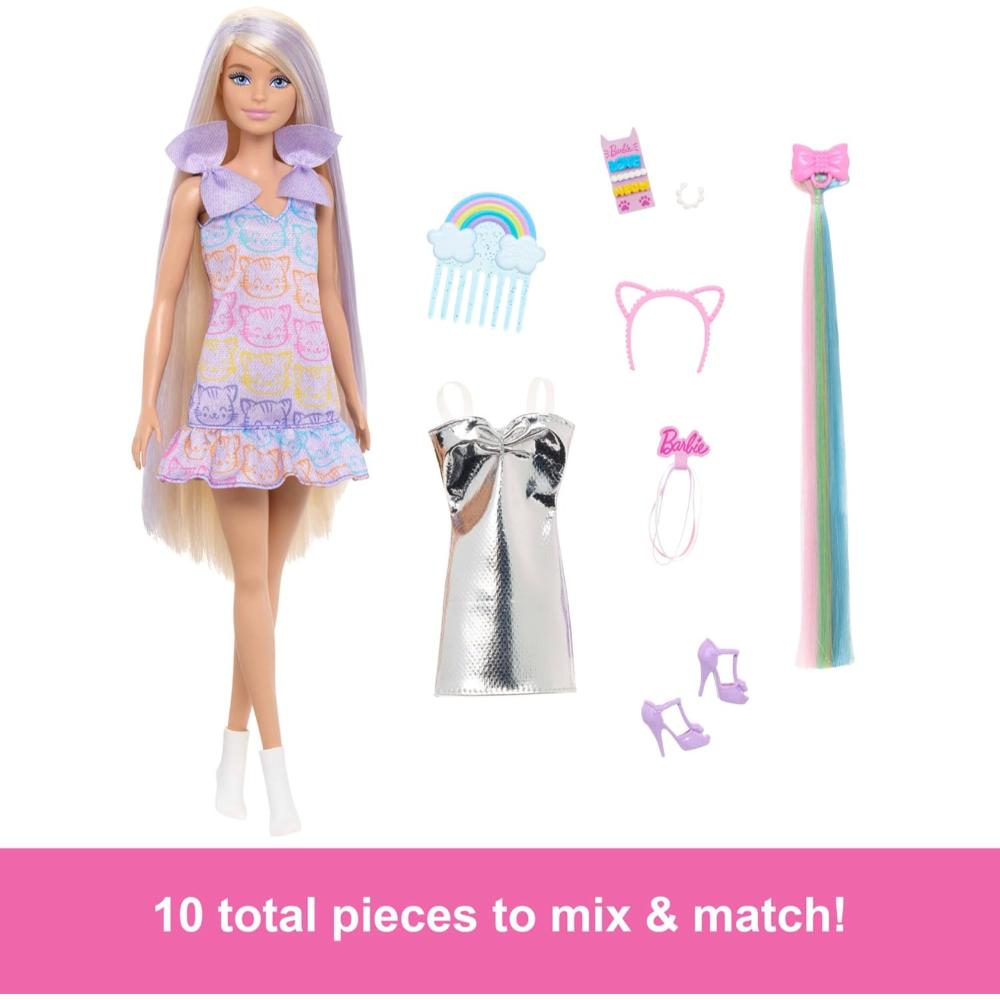 Barbie Fun & Fancy Doll & Accessories Blonde Fashion Doll Barbie Fun & Fancy Doll & Accessories Blonde Fashion Doll