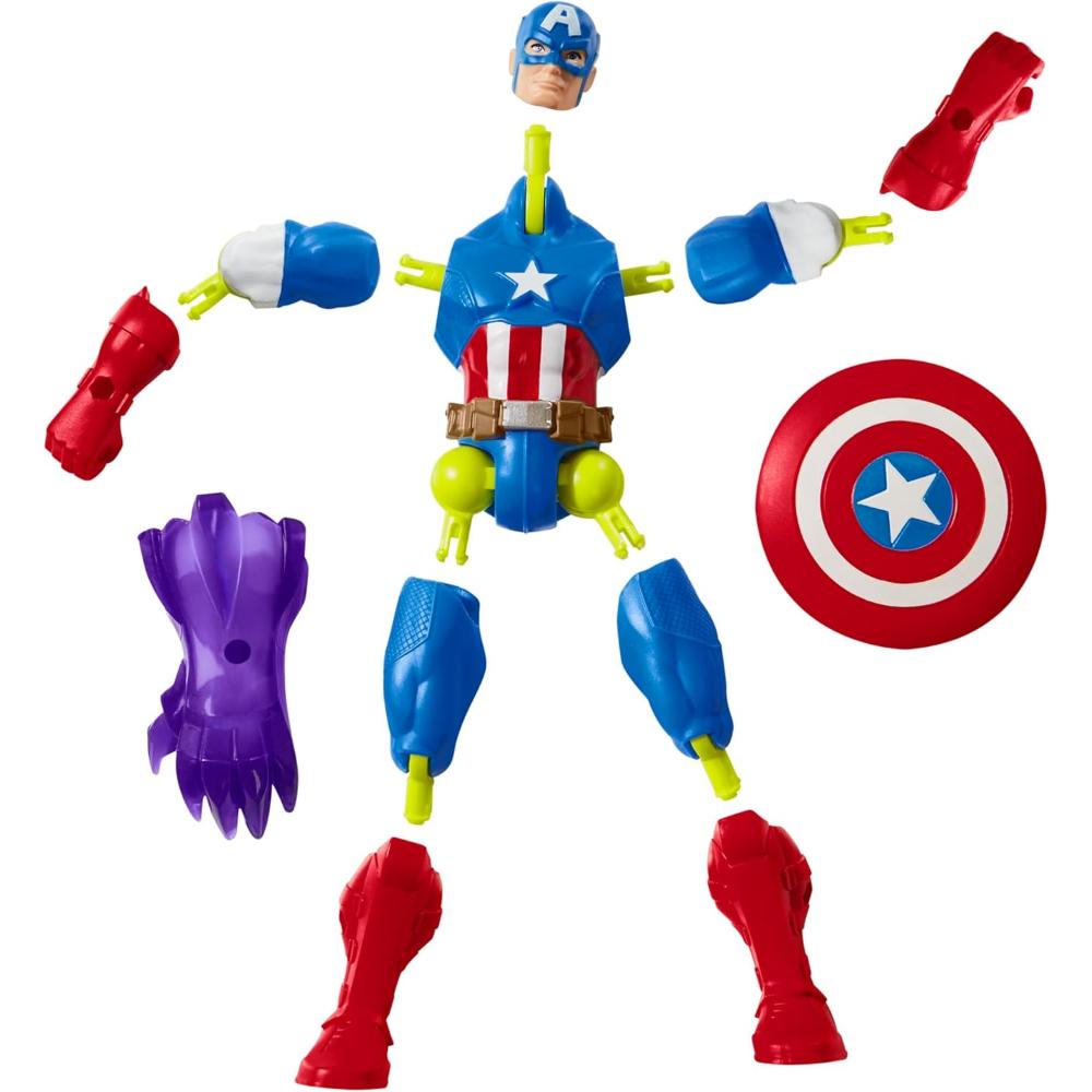 MixMashers Marvel Captain America Avengers Mix-And-Match Action Figure