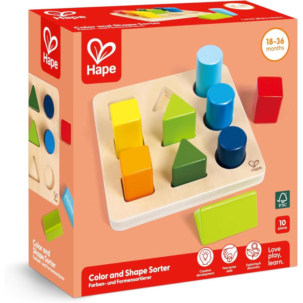 Hape Color And Shape Sorter Hape Color And Shape Sorter