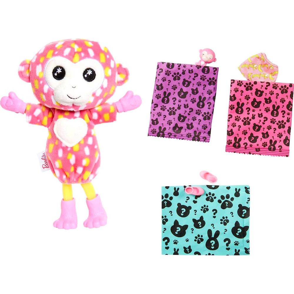 Barbie Cutie Reveal Chelsea Monkey Doll Jungle Series