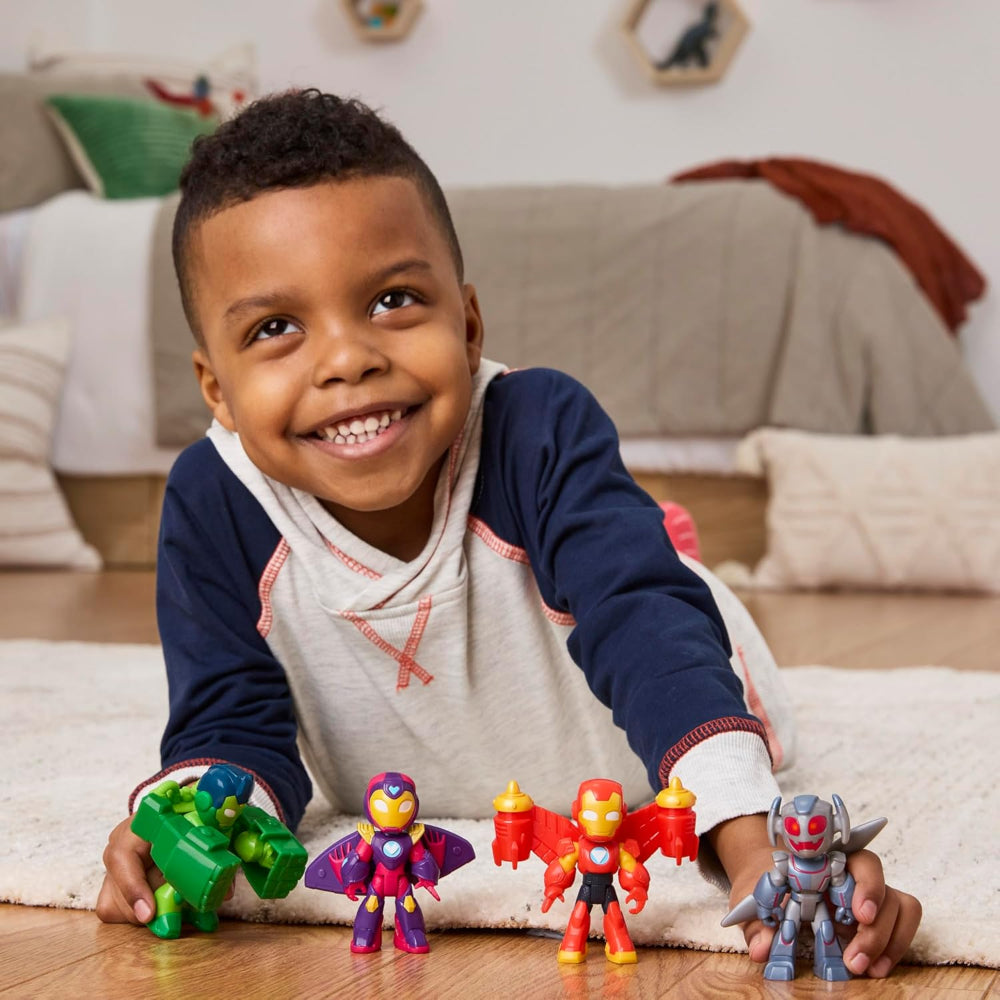 Marvel Iron Man and his Awesome Friends Iron Armor Figure Pack 3-Inch Action Figures