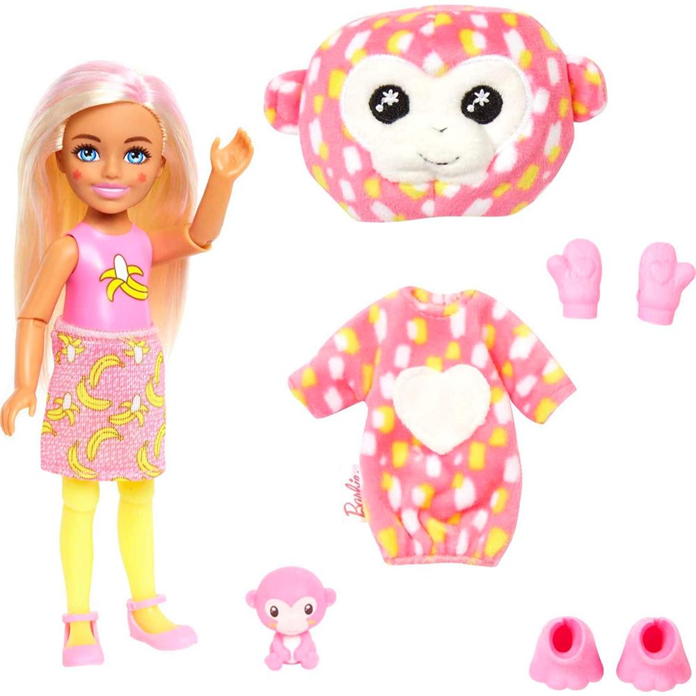 Barbie Cutie Reveal Chelsea Monkey Doll Jungle Series
