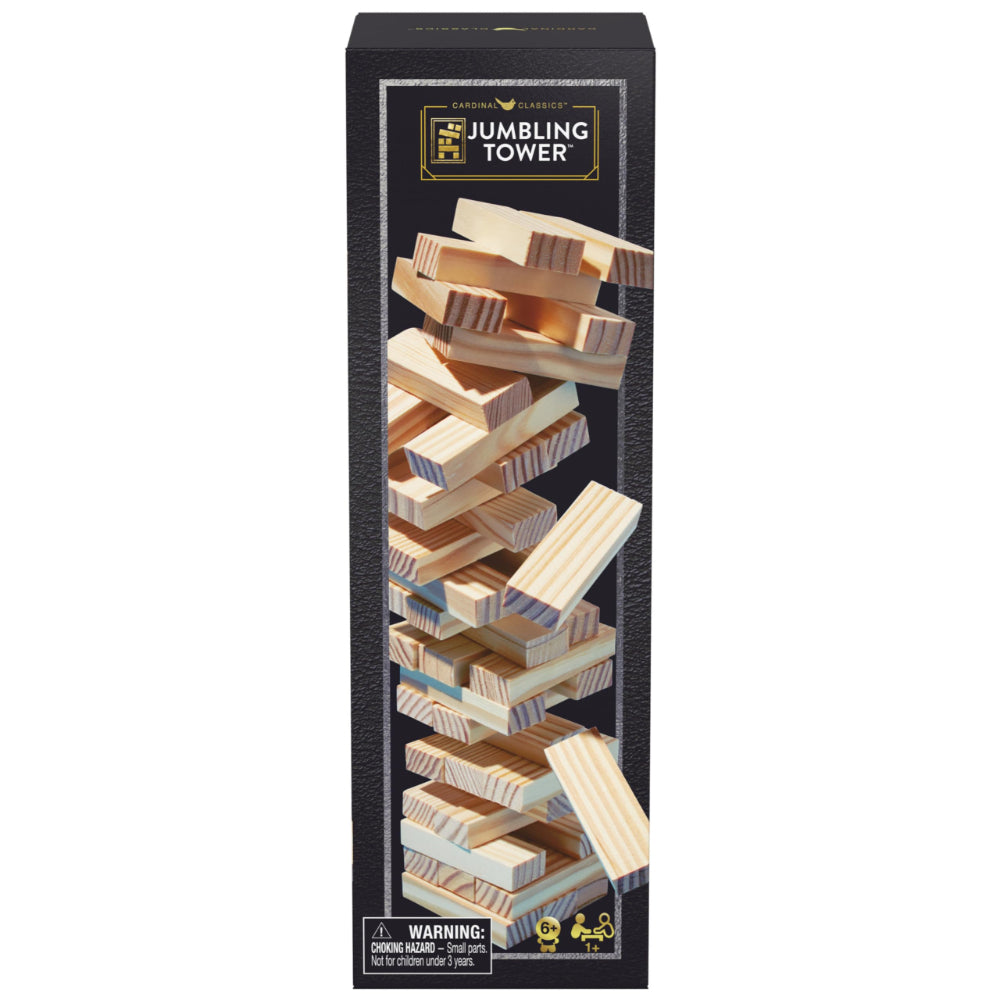 Classic Wood Tumbling Even Tower in Shoe Box