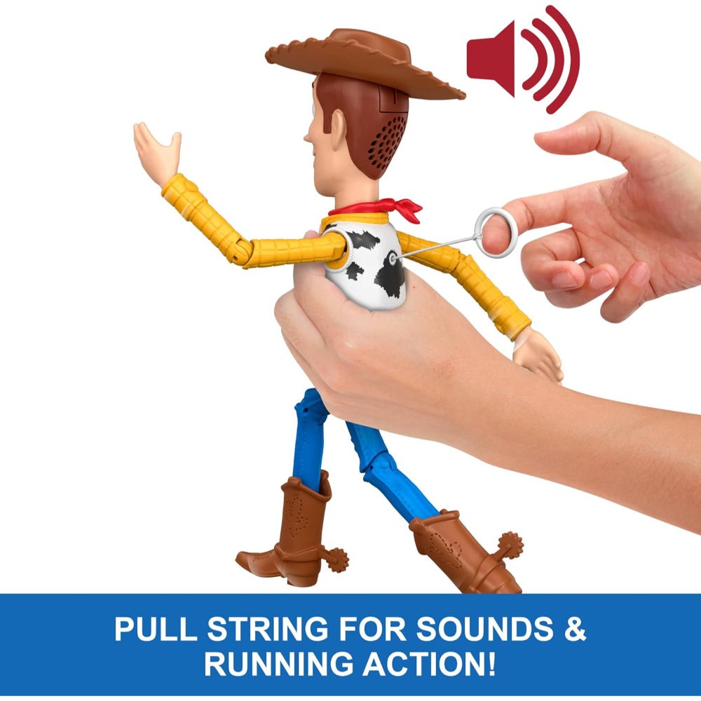 Toy Story 5 12" Feature Running Woody Action Figure