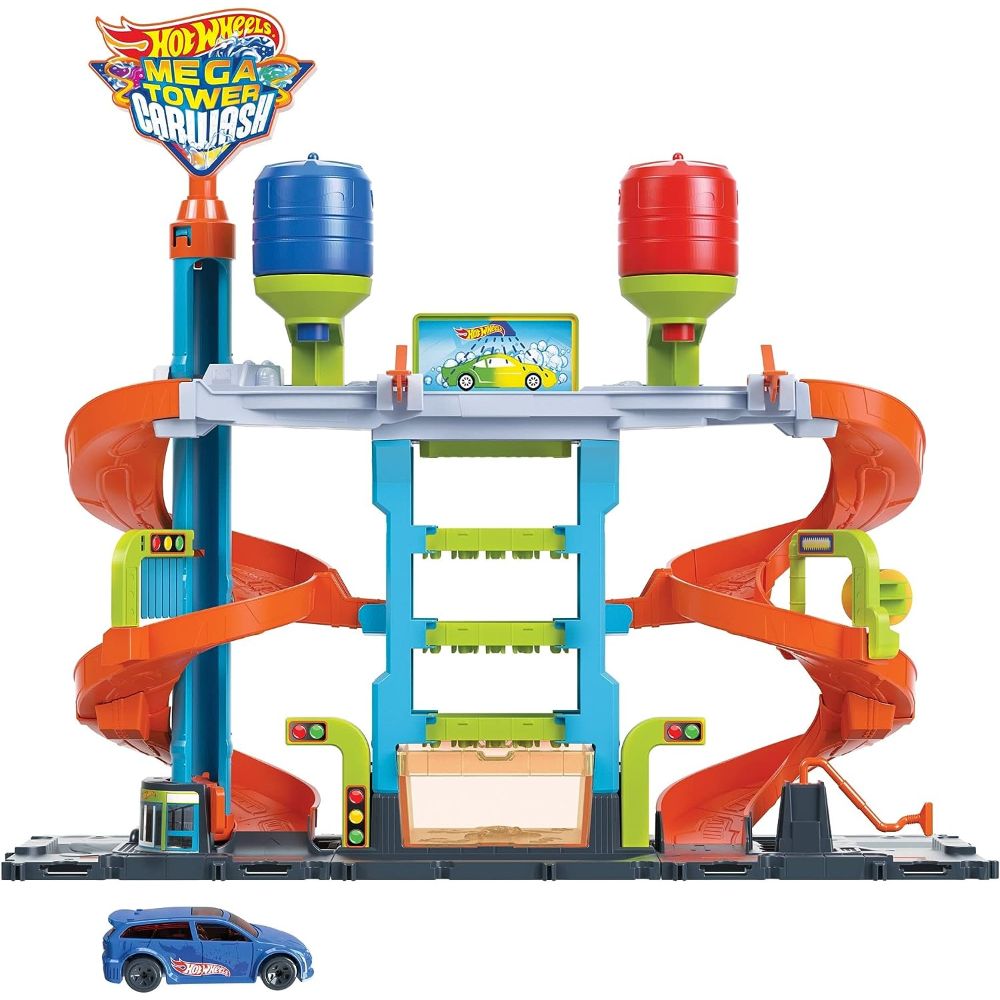 Hot Wheels City Mega Tower Car Wash Hot Wheels City Mega Tower Car Wash
