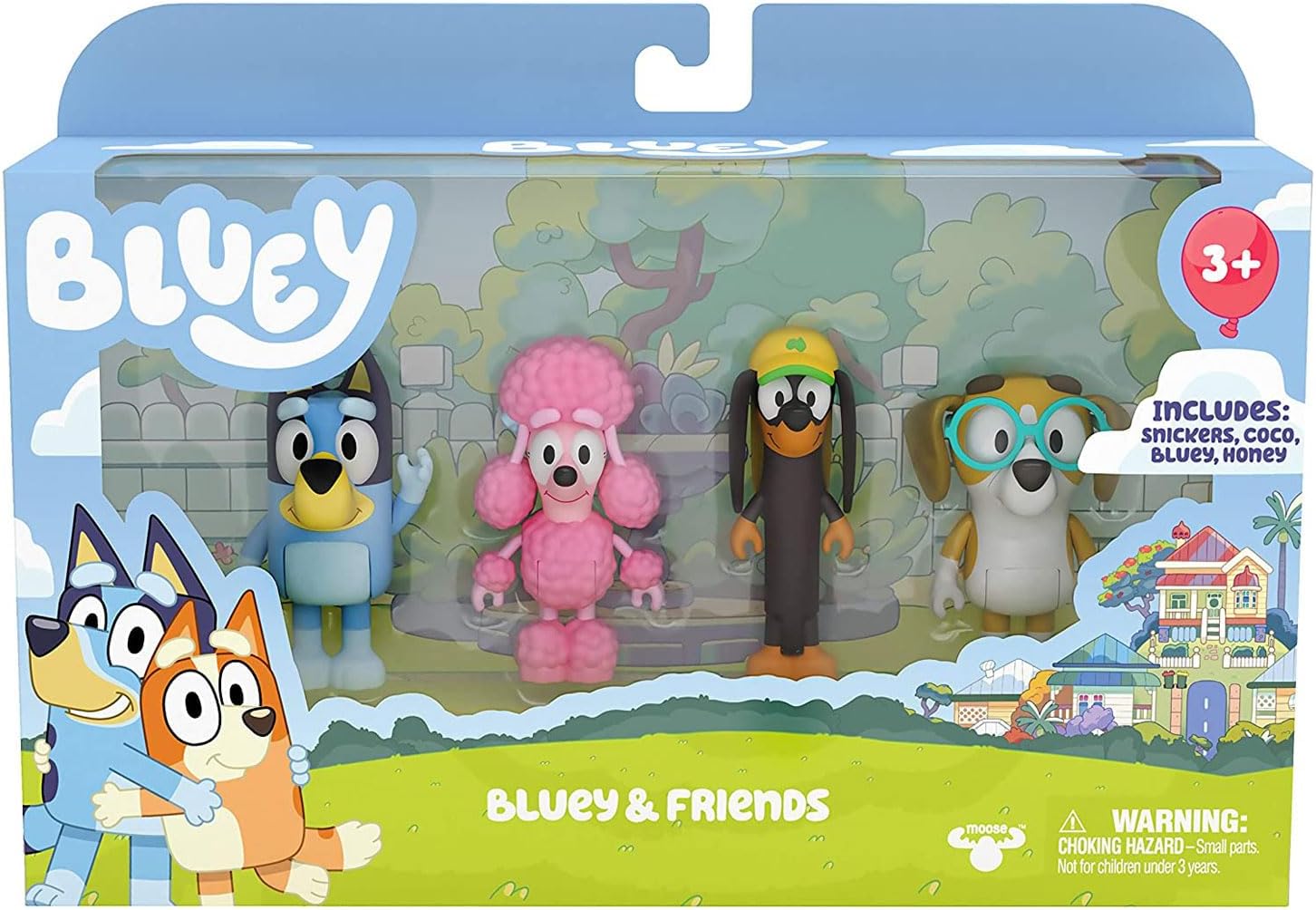 Bluey S3 Figure 4Pk - Friends