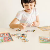 Melissa & Doug - Vehicle Puzzle In A Box