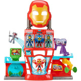 Marvel Iron Man and his Awesome Friends Electronic Iron Quarters Playset