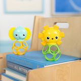 Bright Starts Oball 2pk Soothing Pals Peg Toy