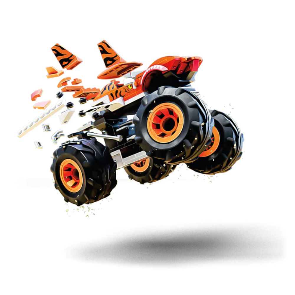 Hot Wheels Mega Construx Tiger Shark Monster Truck