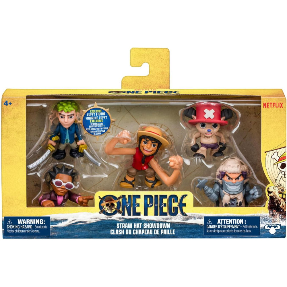 One Piece Straw Hat Showdown Mini Action Figures 5 Pack