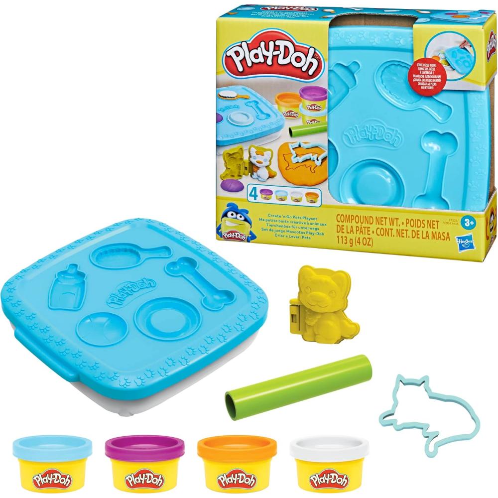 Play Doh Create N Go Pets Playset