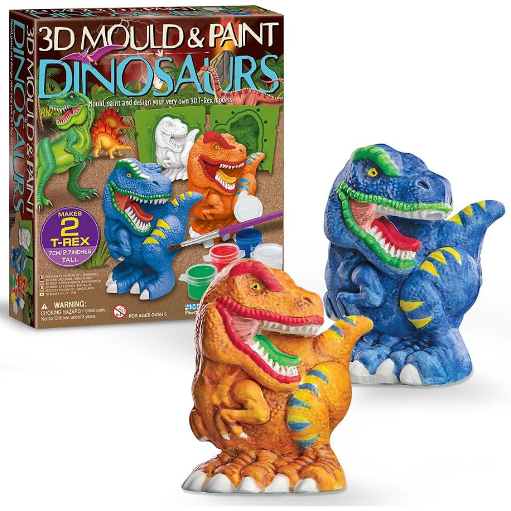 4M 3D Mould & Paint Dinosaur