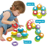 Yookidoo Shape N Spin Gear Sorter