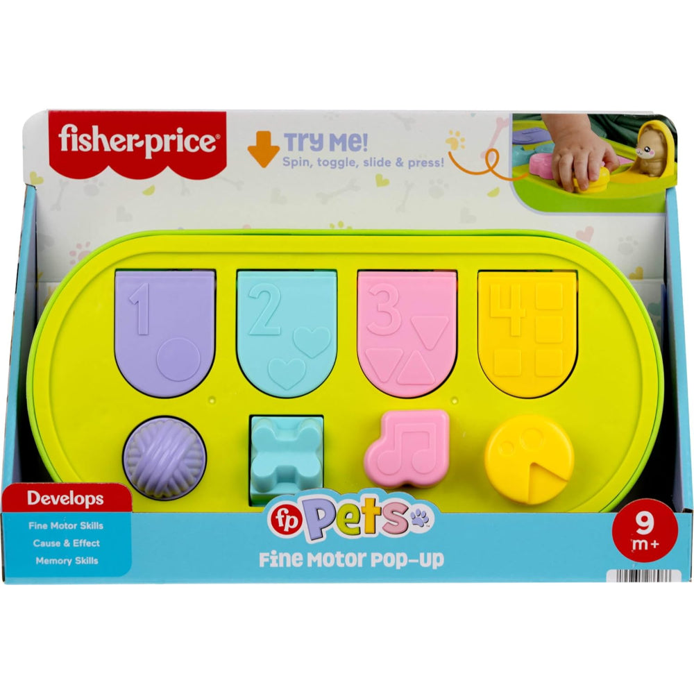 Fisher-Price Fp Pets Fine Motor Pop-Up Baby Activity Toy