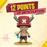 One Piece Tony Tony Chopper 4-Inch Action Figure with 6 Accessories