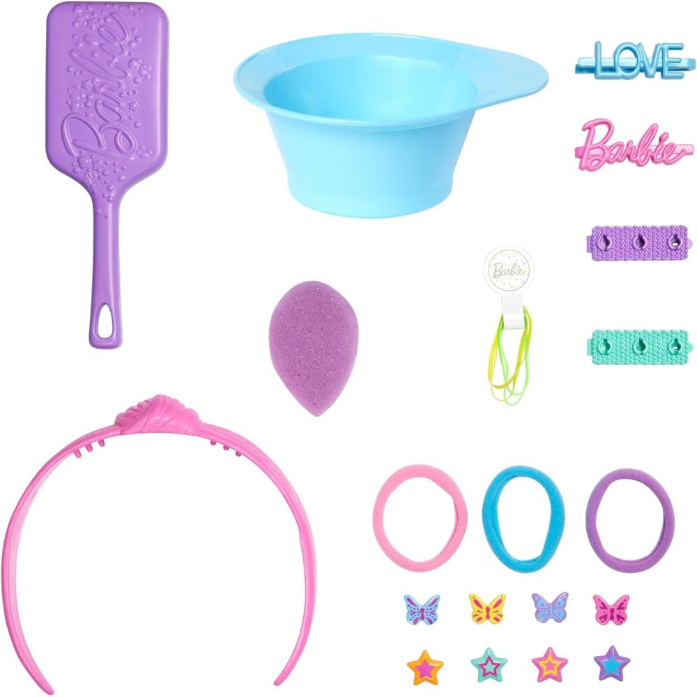 Barbie Blonde Hair Styling Head with 20+ Styling Accessories Barbie Blonde Hair Styling Head with 20+ Styling Accessories