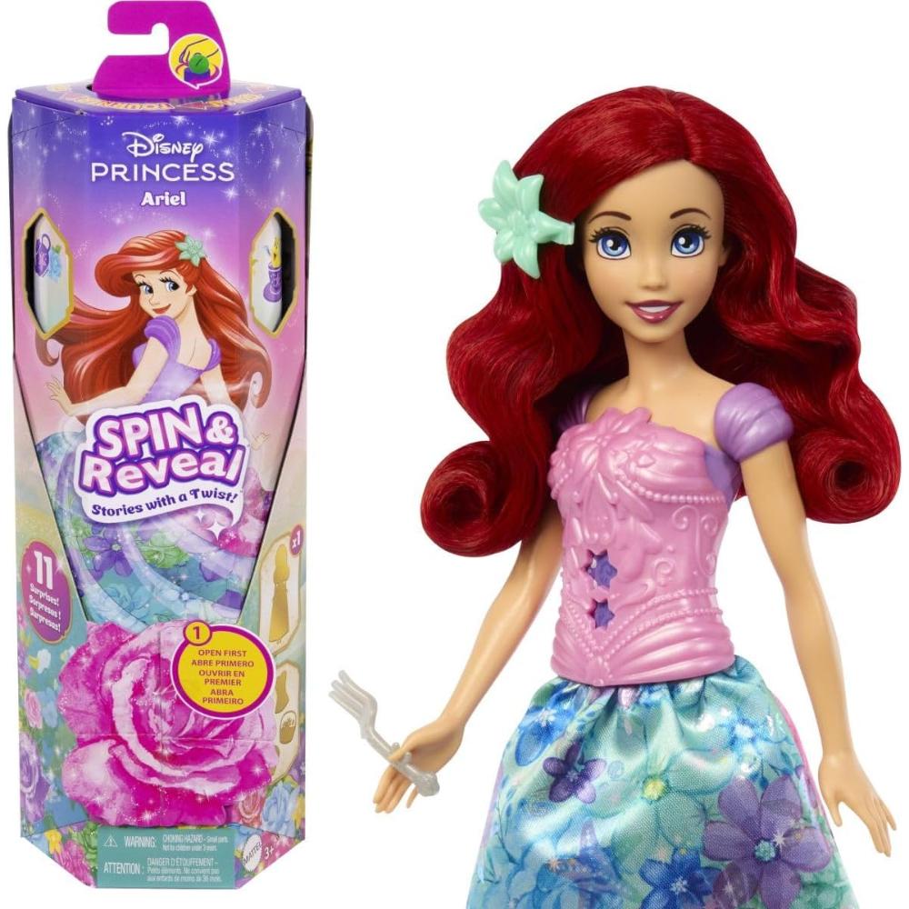 Disney Princess Spin & Reveal Ariel Fashion Doll Disney Princess Spin & Reveal Ariel Fashion Doll