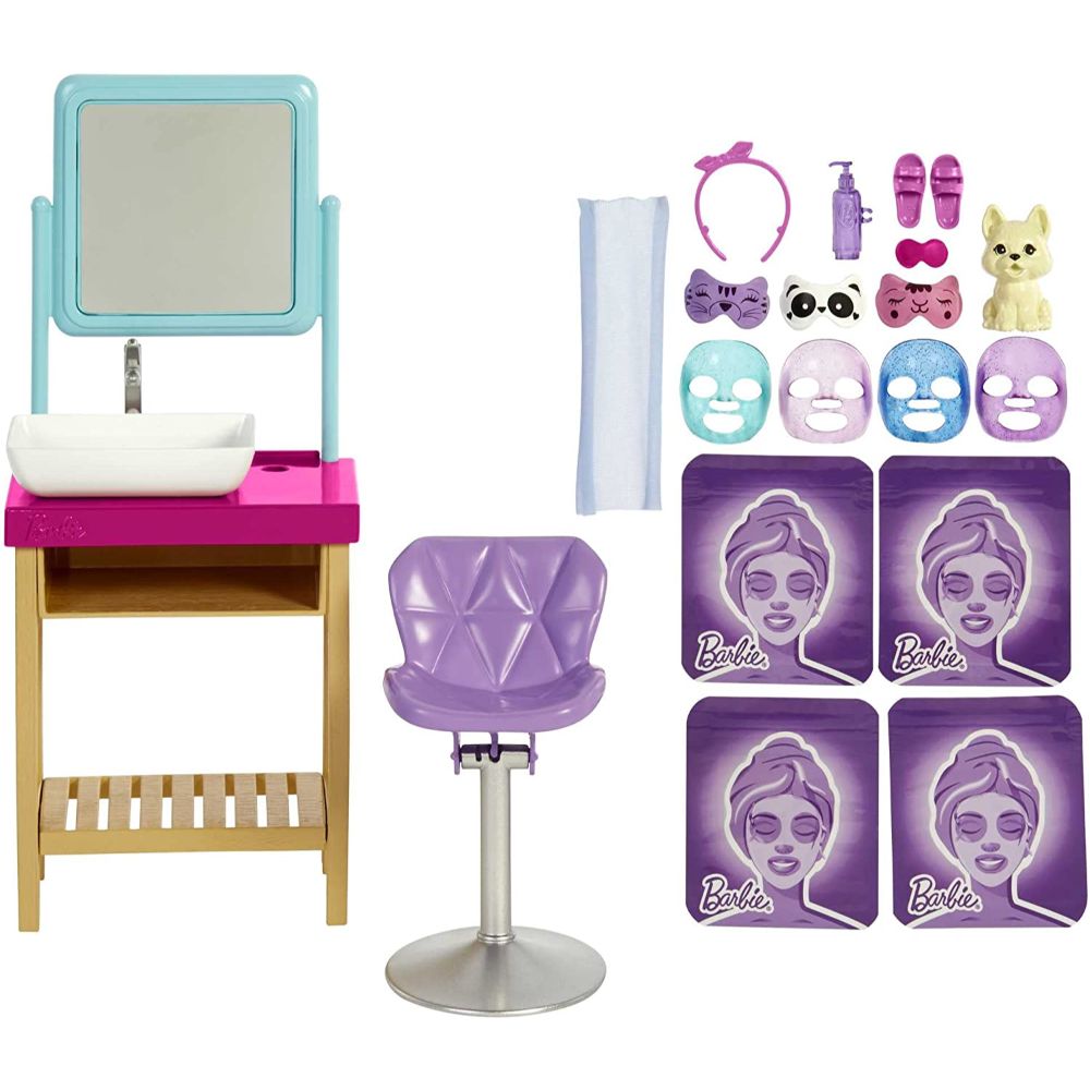 Barbie Sparkle Mask Spa Day Playset