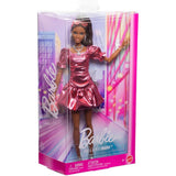 Barbie Deluxe Style Doll in Metallic Coral Pink Dress