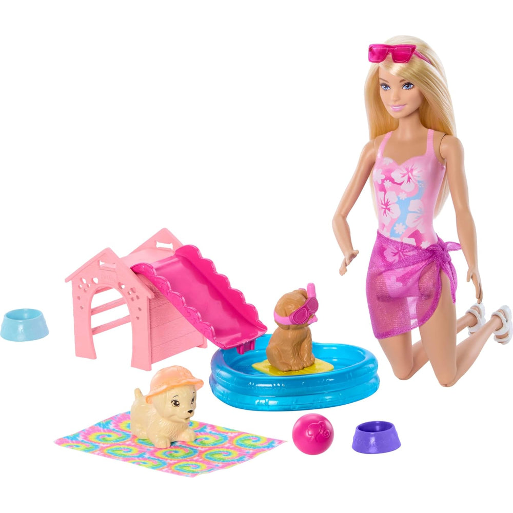 Barbie Puppy Pool Party