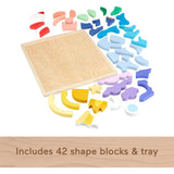 Fisher-Price Wooden Space Blocks Puzzle