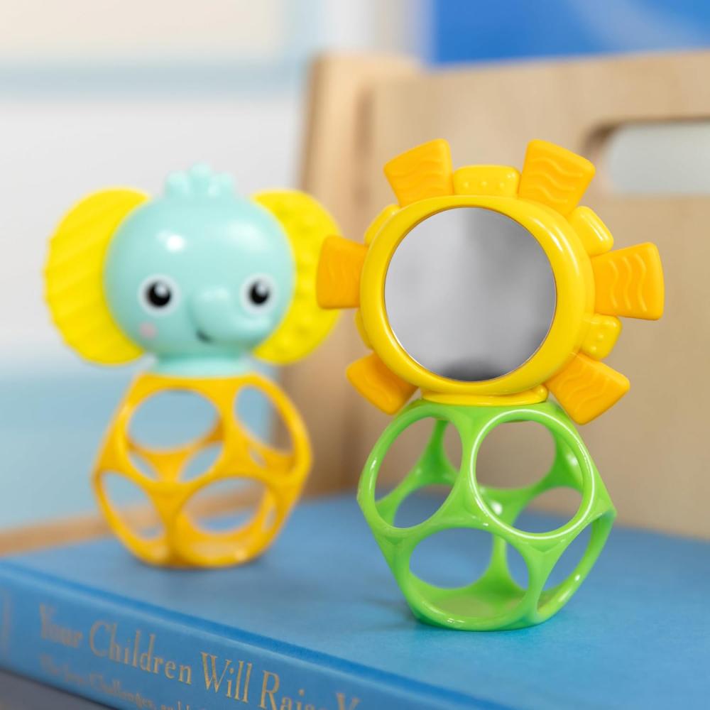 Bright Starts Oball 2pk Soothing Pals Peg Toy